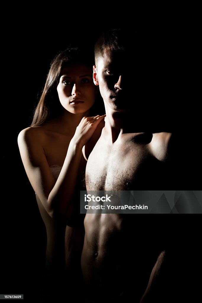 Hermosa sensual joven pareja - Foto de stock de Adulto libre de derechos