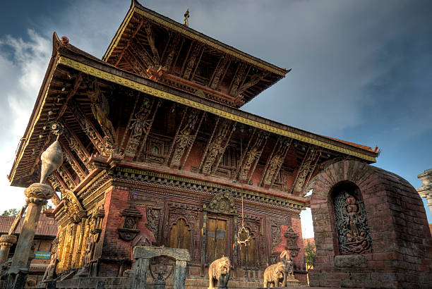 templo de changu narayan - changu narayan temple fotografías e imágenes de stock