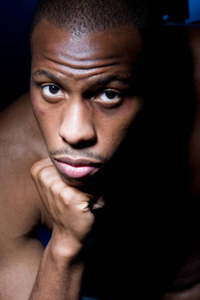 istock African American Boxer Contemplating His Loss 157613982