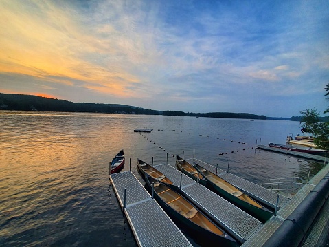 Dusk on Little Ossipee Lake