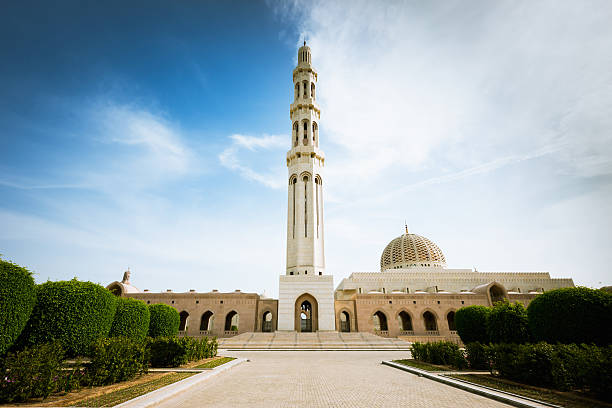 istock Muscat Oman Grand Mosque in Green Park 157614284