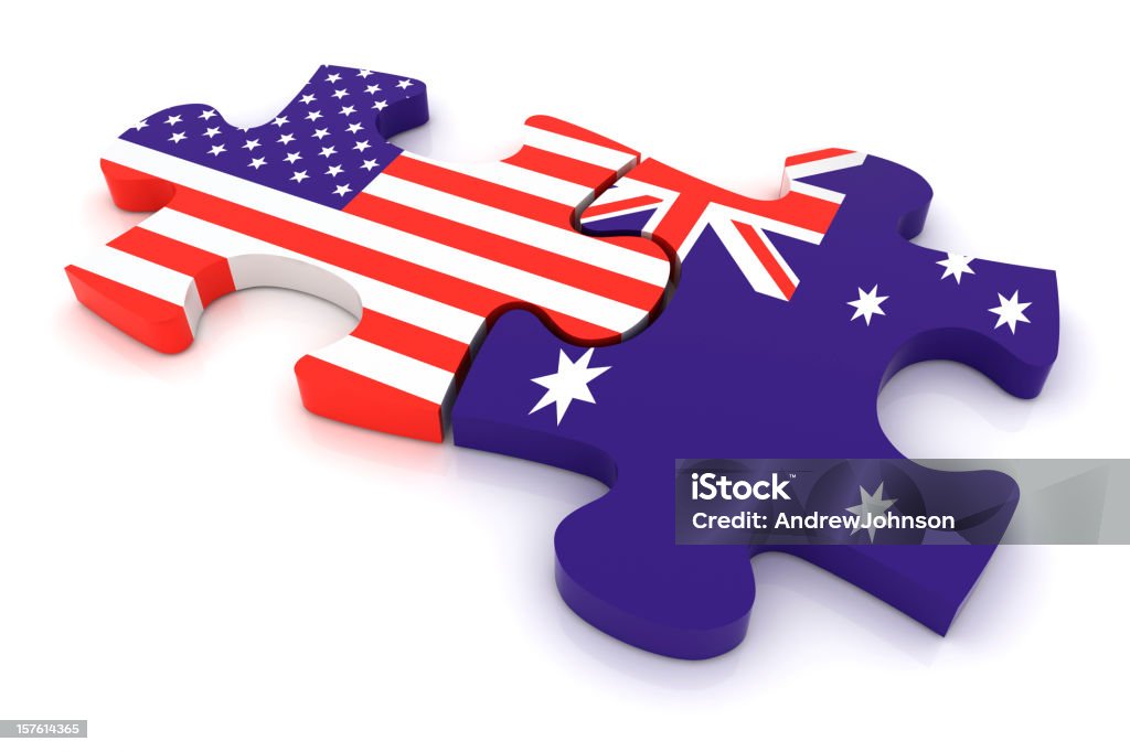 Country Puzzle Concept  Australia Stock Photo