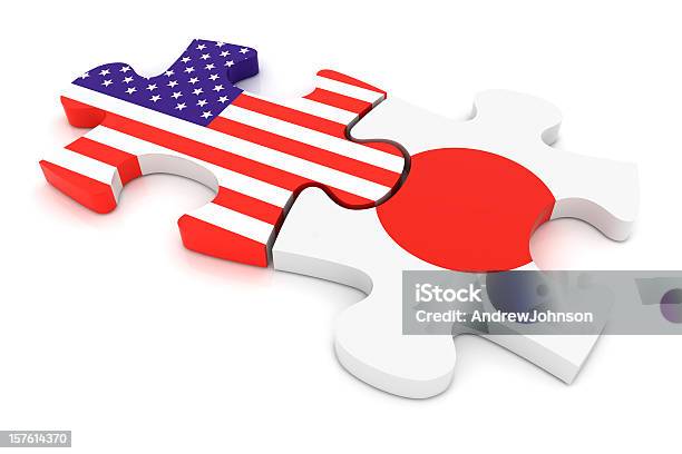 Country Puzzle Concept Stock Photo - Download Image Now - Japan, Puzzle, USA