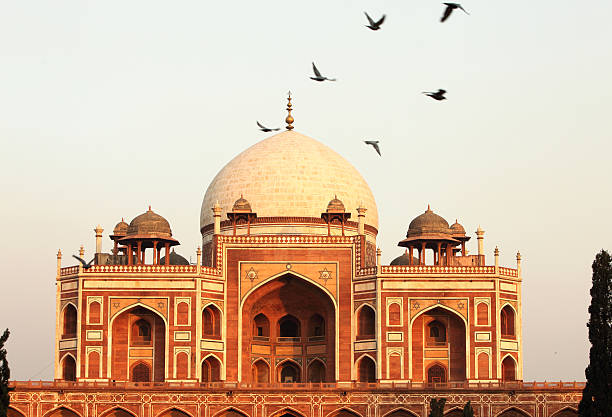 tomba di humayun - new delhi delhi india marble foto e immagini stock