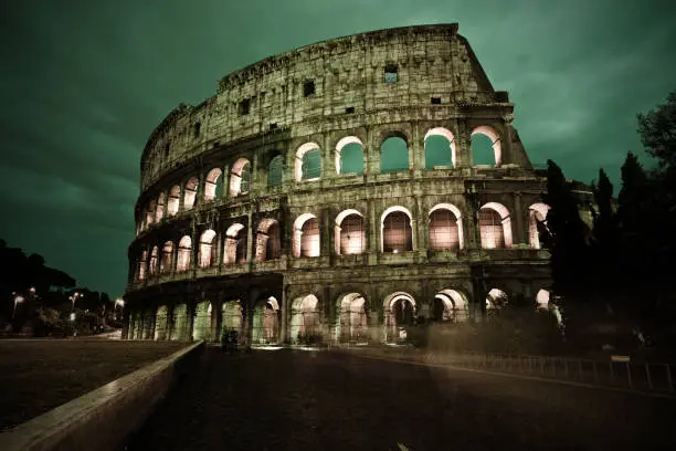 The Coliseum In Rome, Italy