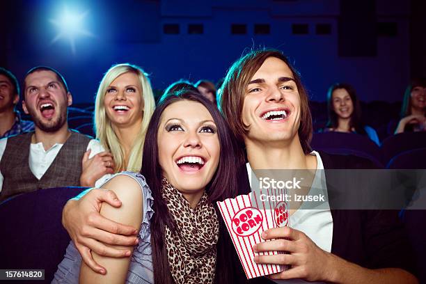 Date In Movie Theater Stock Photo - Download Image Now - Adult, Arts Culture and Entertainment, Audience
