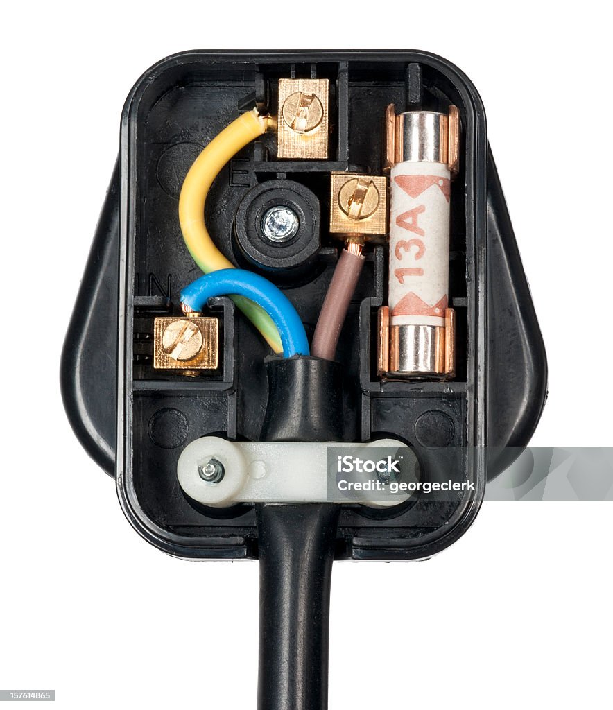 UK Stecker - Lizenzfrei Stromstecker Stock-Foto