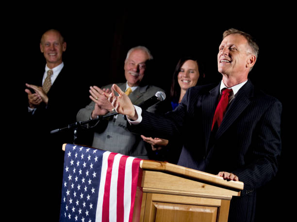 istock Politician Giving a Speech 157614947