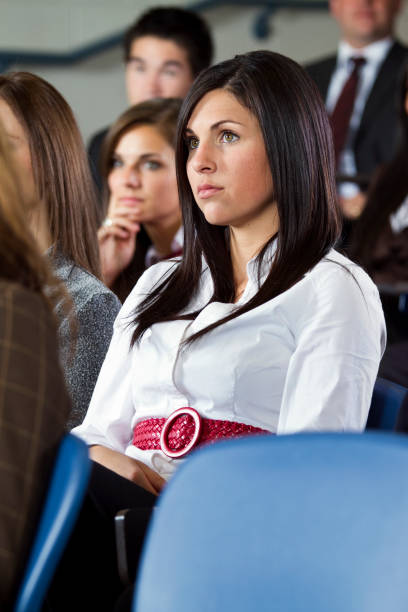 istock Group of People in an Audience 157614948
