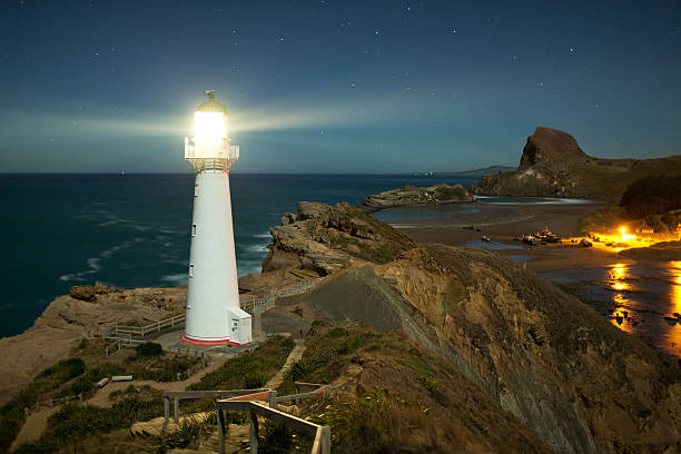 castlepoint lighthouse - castlepoint zdjęcia i obrazy z banku zdjęć