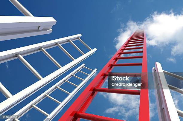 Best Choice Stock Photo - Download Image Now - Ladder of Success, Ladder, Standing Out From The Crowd