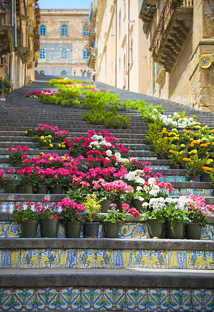istock Staircase of Santa Maria del Monte in Caltagirone 157615708