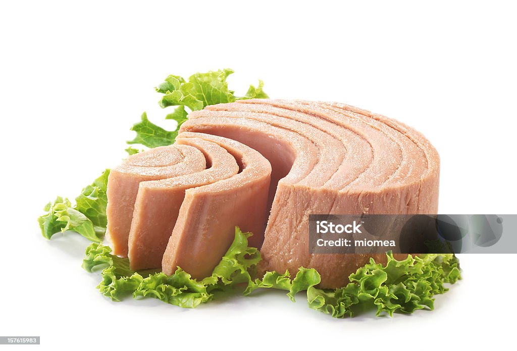tuna tuna steak with green salad Cut Out Stock Photo