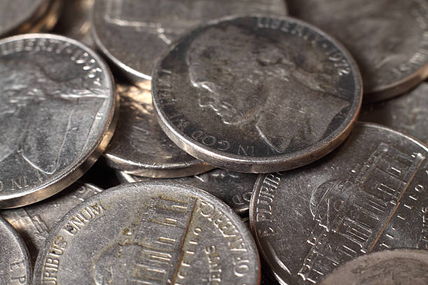 istock Pile of US Nickels 157616230