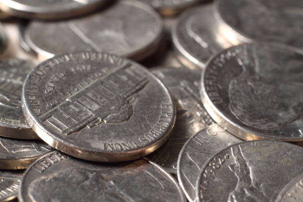 istock Pile of US Nickels 157616233