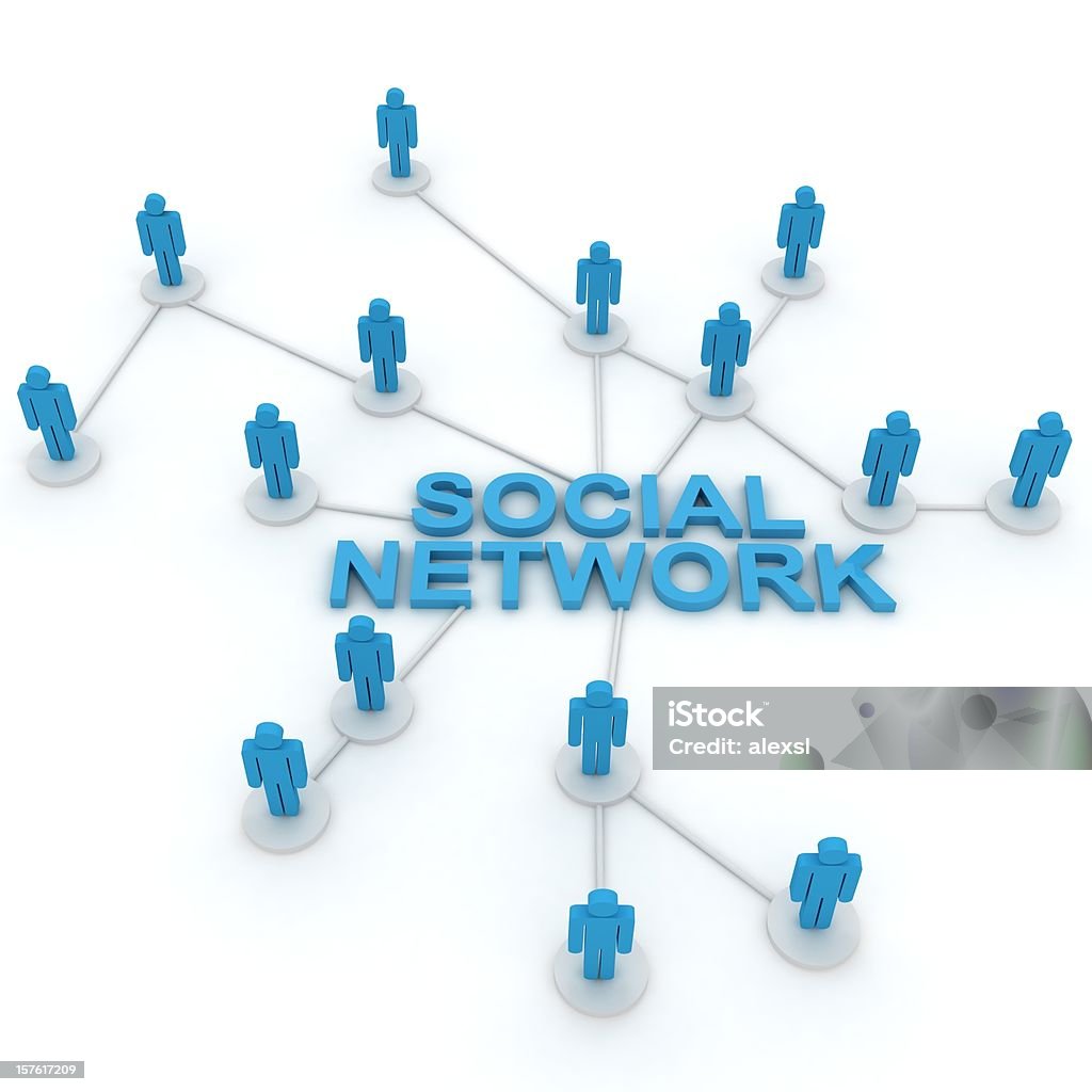 Social Network - Foto stock royalty-free di Affari