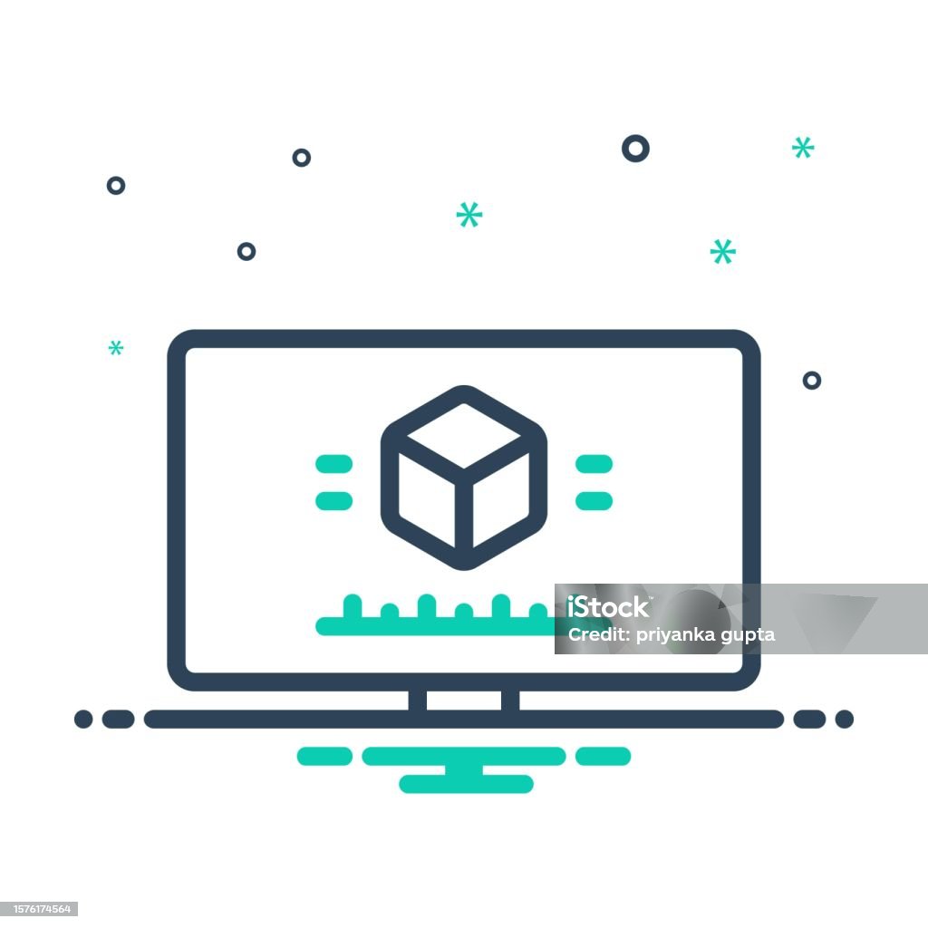 Cad Computer Cartoon Cad Computer Stock Illustration - Download Image Now - Computer ...