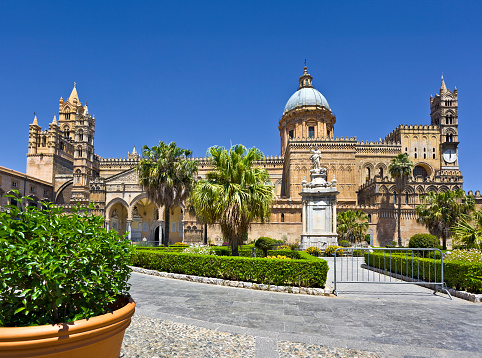 Front of cathedral in Palermo, Italy (Sicily).\n[b]See my other images from [url=http://istockpho.to/109GCQM]Sicily[/url] or more from [url=http://istockpho.to/12hBudB]Italy[/url][/b]\n\n[url=file_closeup?id=15832736][img]file_thumbview/15832736[/img][/url] [url=file_closeup?id=15070103][img]file_thumbview/15070103 [/img][/url] [url=file_closeup?id=22508585][img]file_thumbview/22508585[/img][/url] [url=file_closeup?id=21381243][img]file_thumbview/21381243[/img][/url] [url=file_closeup?id=13446509][img]file_thumbview/13446509 [/img][/url]  [url=file_closeup?id=14897792][img]file_thumbview/14897792 [/img][/url] [url=file_closeup?id=16397085][img]file_thumbview/16397085 [/img][/url] [url=file_closeup?id=13267059][img]file_thumbview/13267059[/img][/url] [url=file_closeup?id=13670833][img]file_thumbview/13670833[/img][/url] [url=file_closeup?id=13832701][img]file_thumbview/13832701[/img][/url] [url=file_closeup?id=16981260][img]file_thumbview/16981260[/img][/url] [url=file_closeup?id=20494967][img]file_thumbview/20494967[/img][/url]