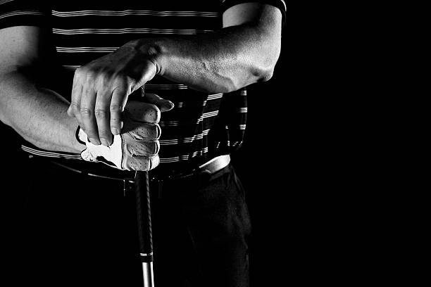 Golfer stock photo