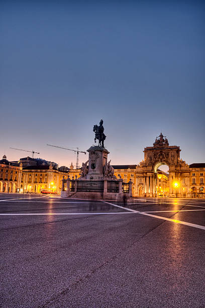 istock Trade Square in Lisbon 157617798