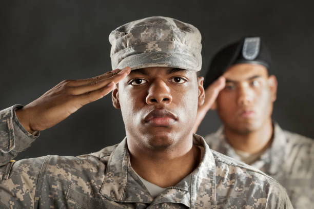 istock military salute 157617941