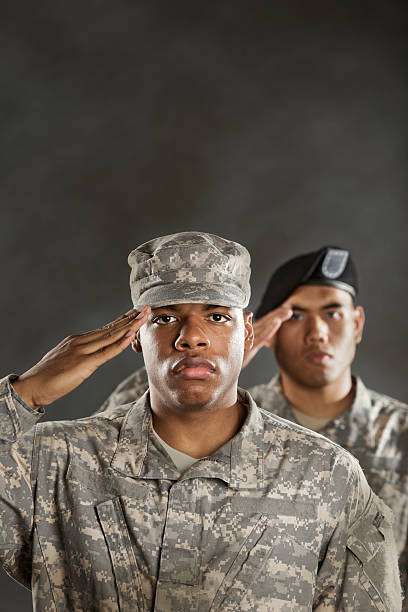 istock military salute 157617943