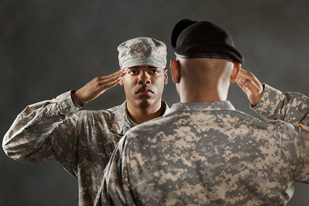 istock military salute 157617945