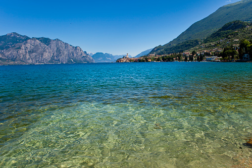 Malcesine is one of the most visited and fascinating place on the northern shores of Lake Garda, with a splendid manor situated in a magnificent position on a rocky outcrop overlooking the lake. Malcesine, Garda Lake, Italy. Canon EOS 5D Mark II.