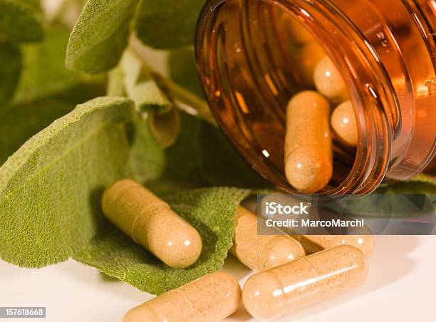 Organic Pills Stock Photo - Download Image Now - Capsule - Medicine, Nutritional Supplement, Health Spa