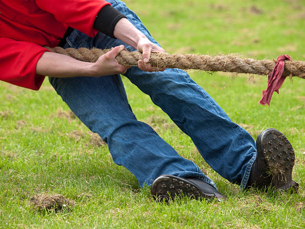 istock Front Man in Tug of War 157618860