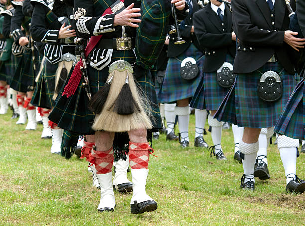 istock Pipers in a Marching Band, Scotland 157618861