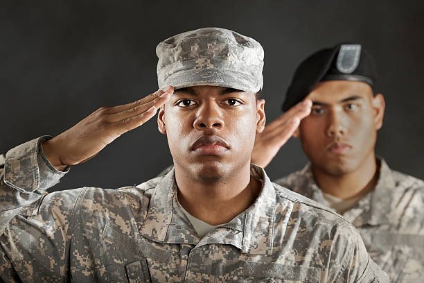 istock military salute 157619274