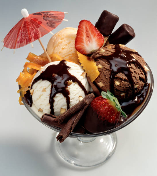 Pudding a la mode.