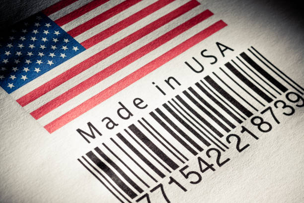 сделано в сша препарат «со штрих-кодом - made in the usa фотографии стоковые фото и изображения