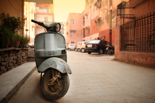 Streets of New Delhi Suburbia. This is a Capital City of Delhi Province in India, and Nation's Capital as well.