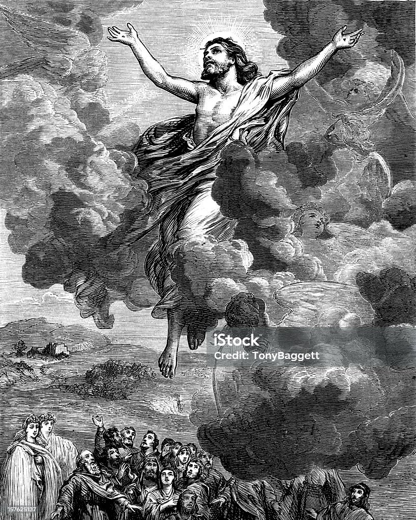 L'Ascension de Jésus-Christ - Illustration de Jésus-Christ libre de droits