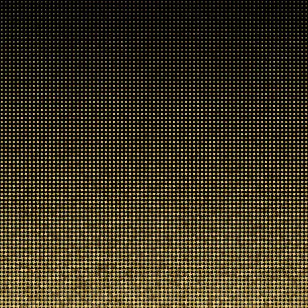 Vector illustration of Falling golden sheets background pattern