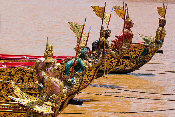 istock Royal Barge in Thailand. 157626458