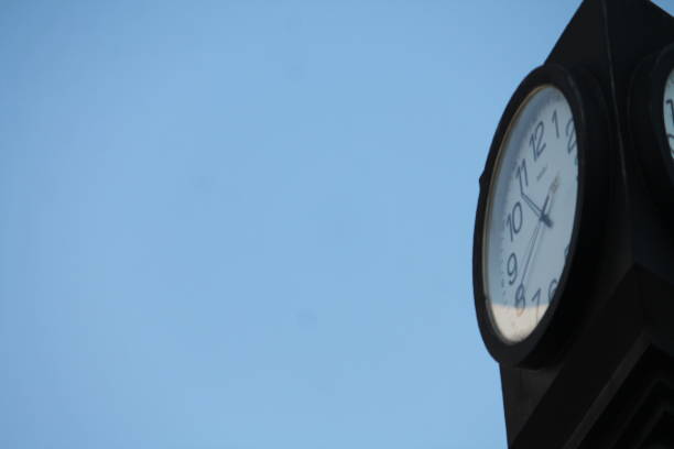 istock A classic garden clock with a sky background 1576268350