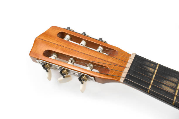 istock Acoustic guitars isolated on white background. Musical instrument. 1576291426