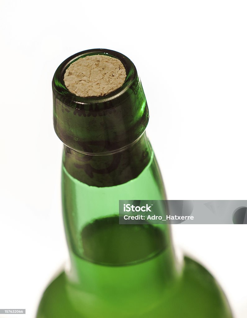 Cider bottle Typical cider bottle from Asturias, Spain. Asturias Stock Photo