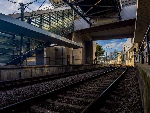 istock Image next to a train station platform in Lisbon, Portugal 1576326095