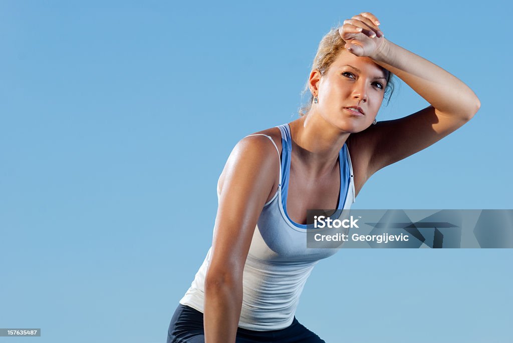 Sportiva donna - Foto stock royalty-free di Aerobica
