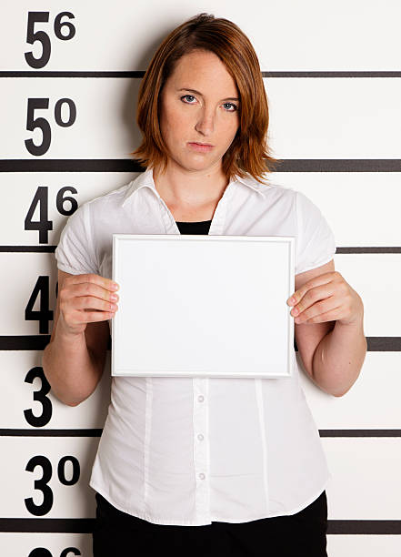 istock Mugshot of a Woman 157635784