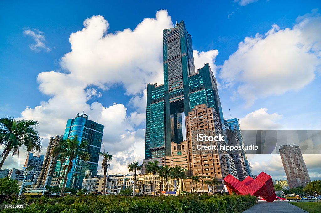 Tallest building in Kaohsiung Complex of office and hotel, tallest building in Kaohsiung, Taiwan Kaohsiung Stock Photo