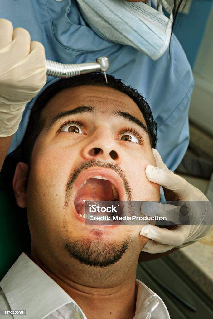 Dentista pesadilla - Foto de stock de Abierto libre de derechos