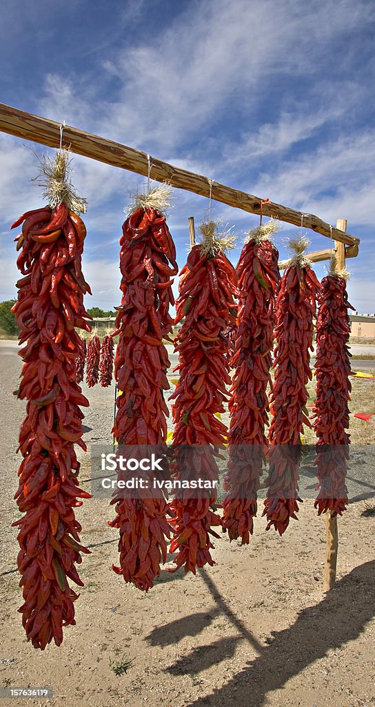 Heiße rote Chili Peppers - Lizenzfrei Santa Fe Stock-Foto