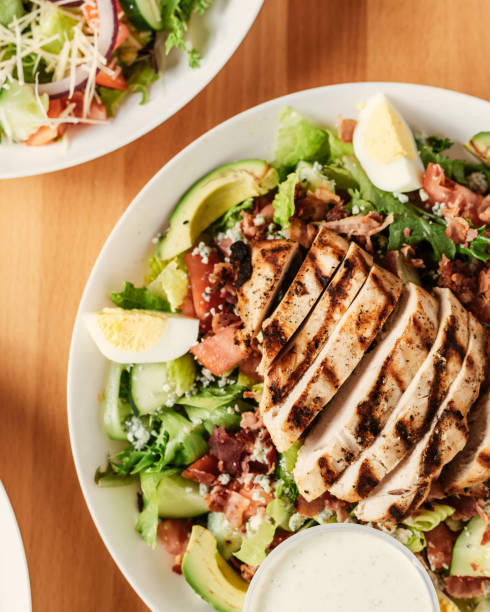 Grilled chicken cobb salad