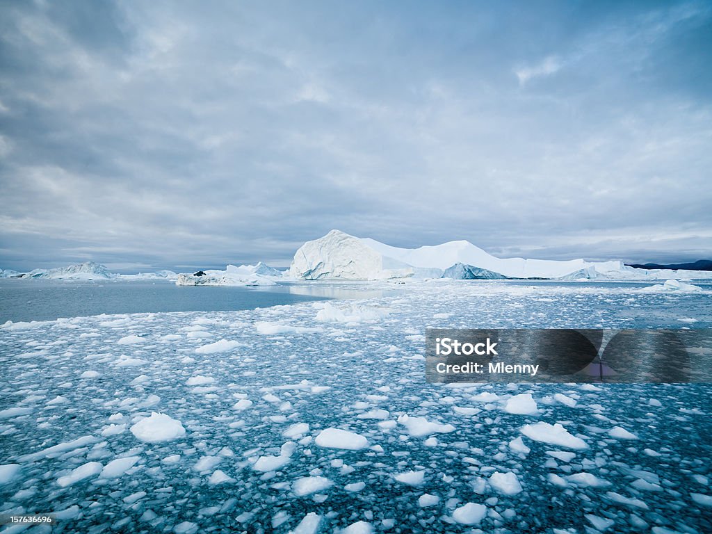Arctic paisaje Groenlandia Icebergs XXXL - Foto de stock de Polo Norte libre de derechos