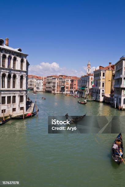 Canal Grande Di Venezia Italia - Fotografie stock e altre immagini di Ambientazione esterna - Ambientazione esterna, Blu, Canal Grande - Venezia